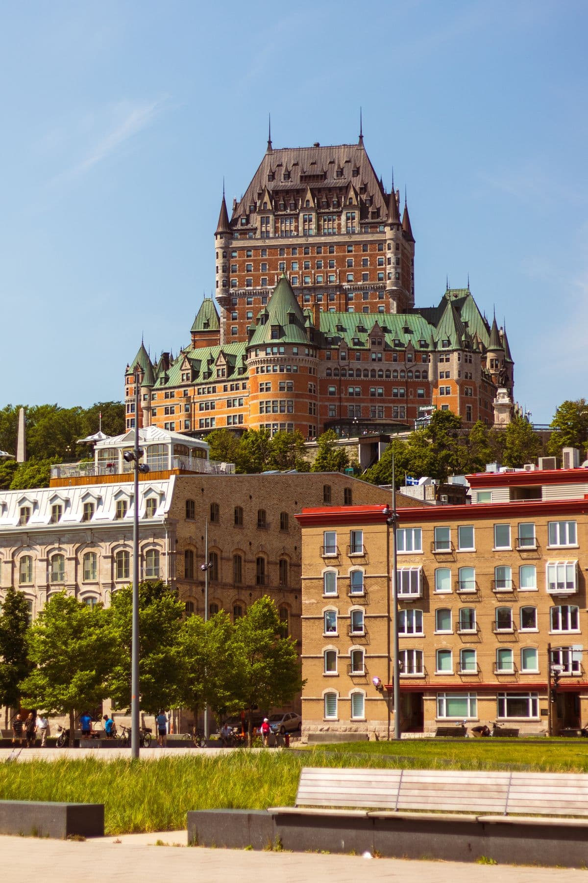 Vue du Château Frontenac et de la ville de Québec